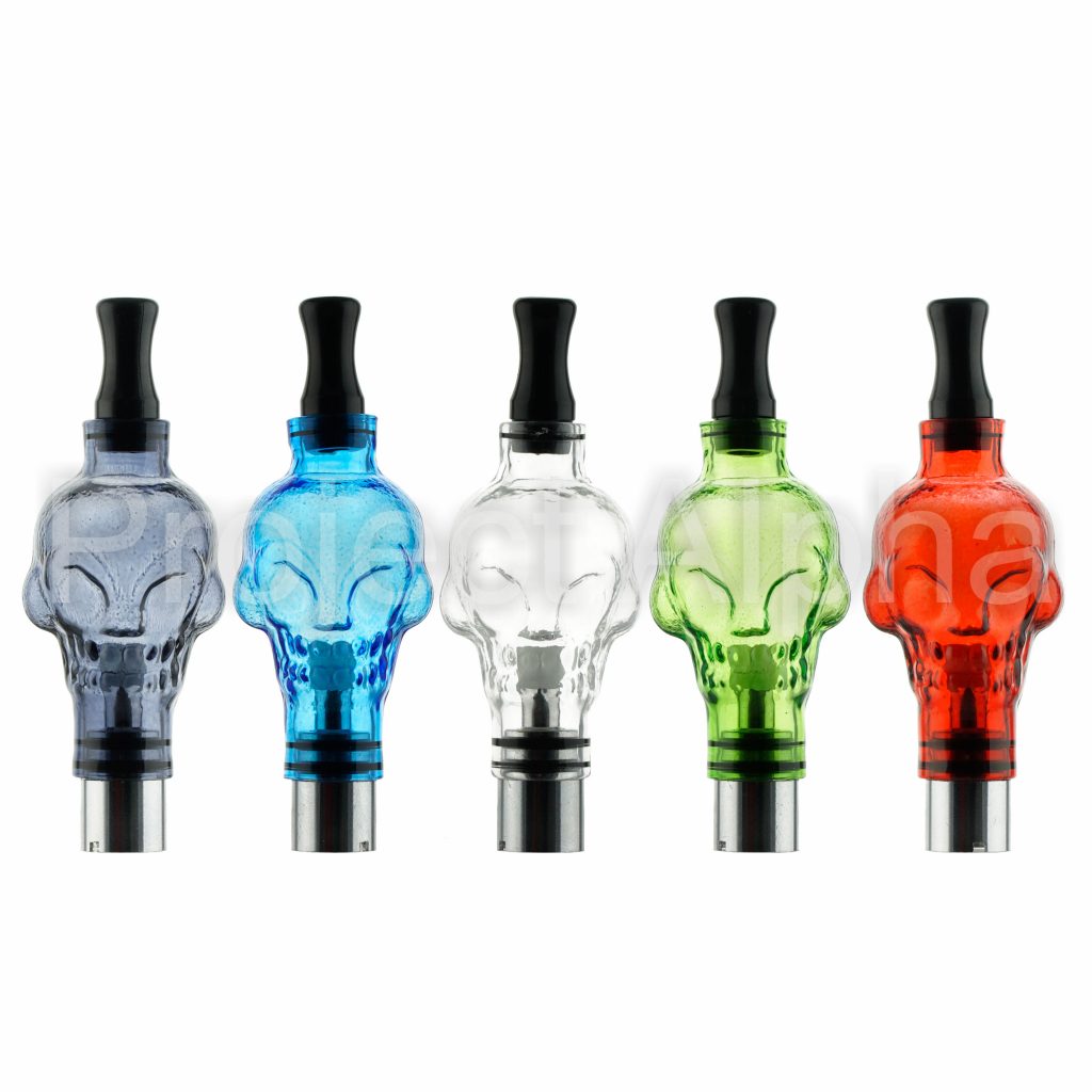 G5 Skull Glass Globe Wax Atomizer - Project Alpha Vape Supplier