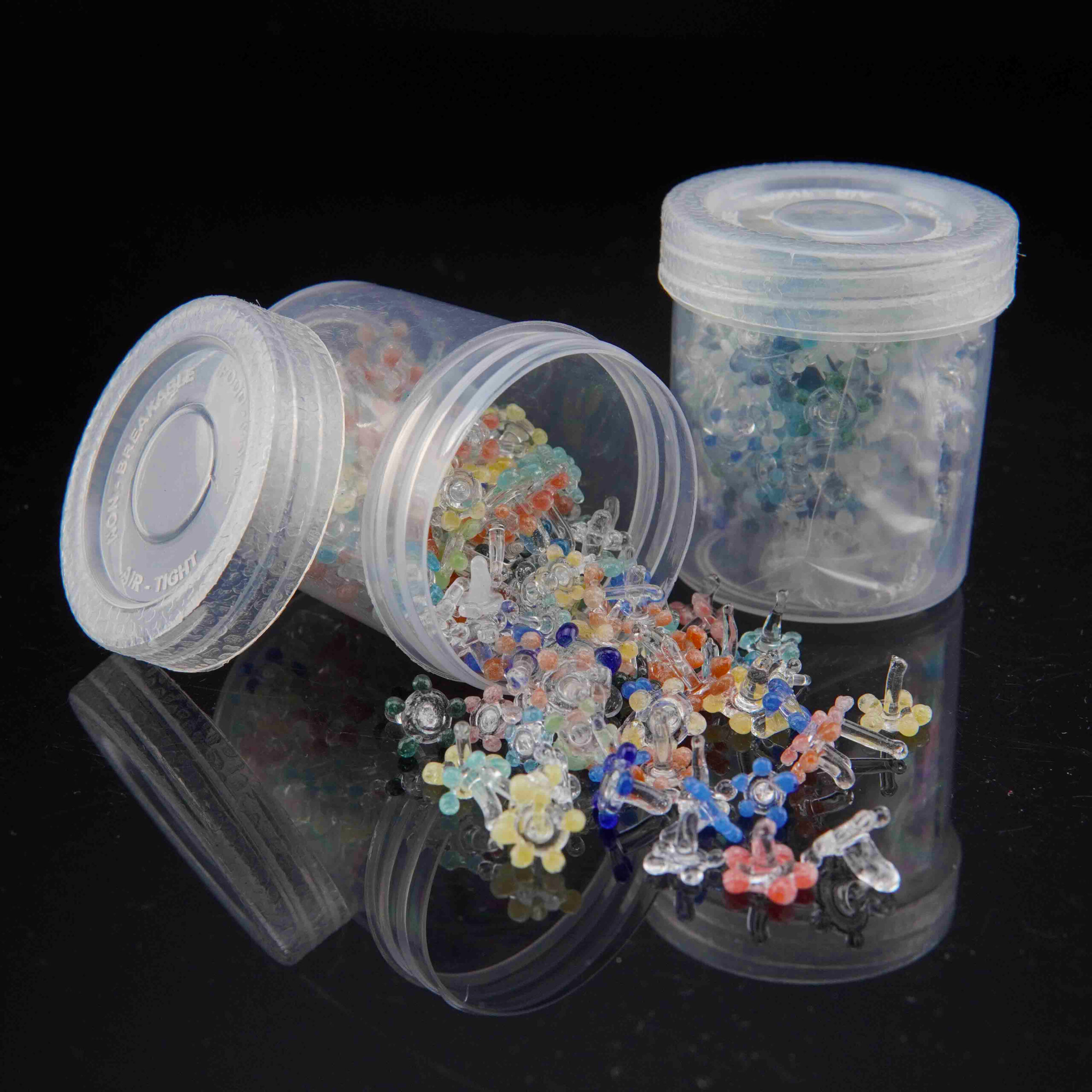 200 Pieces Premium Quality Daisy Style Glass Pipe Screens Assorted Color  Comes in 6mm to 9mm 1/4 to 3/8 Inches 